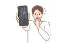 پیش‌نمایش فایل mobile-phone-display-gets-broken-10946651 از پک فعالیت افراد