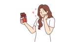 پیش‌نمایش فایل woman-eats-chocolate-bar-10946654 از پک فعالیت افراد