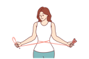 پیش‌نمایش فایل fitness-woman-training-with-jump-rope-in-hands-showing-off-slender-figure-and-thin-waist-11505856 از پک فعالیت افراد