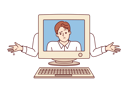 پیش‌نمایش فایل old-computer-with-disappointed-man-on-screen-as-metaphor-outdated-technologies-11505849 از پک فعالیت افراد
