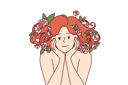 پیش‌نمایش فایل woman-with-flowers-in-beautiful-lush-hair-smiles-recommending-use-shampoo-based-on-natural-plants-11505839 از پک فعالیت افراد