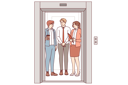 پیش‌نمایش فایل business-people-ride-in-elevator-together-going-up-to-another-department-of-corporation-11505795 از پک فعالیت افراد