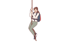 پیش‌نمایش فایل frightened-woman-climber-hangs-on-rope-and-opens-mouth-from-fear-or-release-of-adrenaline-in-body-11505809 از پک فعالیت افراد