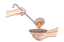 پیش‌نمایش فایل plate-soup-in-hands-of-poor-person-receiving-food-from-charity-that-provides-meals-for-food-stamps-11505792 از پک فعالیت افراد