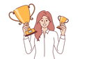 پیش‌نمایش فایل successful-woman-manager-boasts-of-cups-for-obtaining-leadership-position-in-corporate-competitions-11505785 از پک فعالیت افراد