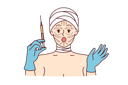 پیش‌نمایش فایل woman-is-preparing-for-facelift-procedure-and-opens-mouth-shocked-by-prices-for-plastic-surgery-11505776 از پک فعالیت افراد