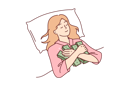 پیش‌نمایش فایل woman-sleeps-hugging-stacks-of-money-afraid-to-part-with-earned-capital-and-put-savings-in-bank-11505782 از پک فعالیت افراد