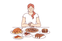 پیش‌نمایش فایل problem-of-overeating-in-woman-sitting-at-table-with-fast-food-and-in-need-of-balanced-diet-11505765 از پک فعالیت افراد