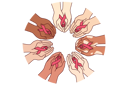 پیش‌نمایش فایل red-ribbons-symbolizing-fight-against-aids-and-hiv-infection-in-hands-of-various-people-11505741 از پک فعالیت افراد