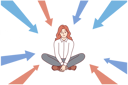 پیش‌نمایش فایل woman-sits-in-dome-protecting-from-external-negative-influences-for-concept-of-good-mental-health-11505763 از پک فعالیت افراد