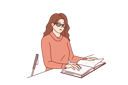 پیش‌نمایش فایل blind-woman-reads-braille-book-using-literature-for-people-with-disabilities-to-gain-new-knowledge-12145861 از پک فعالیت افراد