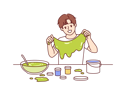 پیش‌نمایش فایل homemade-slime-in-hands-boy-who-made-toy-thanks-to-knowledge-of-chemistry-from-elementary-school-12145845 از پک فعالیت افراد