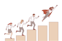 پیش‌نمایش فایل team-of-business-people-climbs-charts-together-and-achieves-success-through-teamwork-and-synergy-12145832 از پک فعالیت افراد