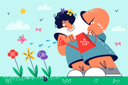 پیش‌نمایش فایل curley-hair-girl-watering-flower-plant-8419893 از پک متفرقه