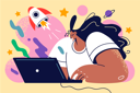 پیش‌نمایش فایل woman-doing-online-startup-8419912 از پک متفرقه
