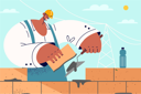 پیش‌نمایش فایل worker-built-bricks-wall-8419896 از پک متفرقه