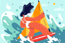 پیش‌نمایش فایل young-lady-enjoying-surfing-8419908 از پک متفرقه