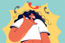 پیش‌نمایش فایل girl-showing-call-me-gesture-8419966 از پک متفرقه