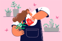 پیش‌نمایش فایل woman-watering-palnt-8419990 از پک متفرقه