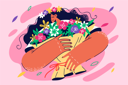 پیش‌نمایش فایل young-girl-holding-flower-bouquet-8419971 از پک متفرقه