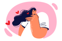 پیش‌نمایش فایل girl-giving-flying-kiss-8594782 از پک متفرقه