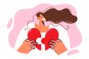 پیش‌نمایش فایل girl-holding-heart-8594789 از پک متفرقه