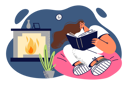 پیش‌نمایش فایل girl-reading-book-8594795 از پک متفرقه