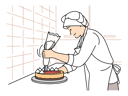 پیش‌نمایش فایل baker-decorating-cake-8588277 از پک متفرقه