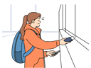 پیش‌نمایش فایل girl-at-airport-passport-check-terminal-8588271 از پک متفرقه