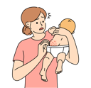پیش‌نمایش فایل mother-seeing-rashes-on-baby-due-to-diaper-8588260 از پک متفرقه
