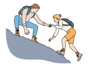 پیش‌نمایش فایل couple-doing-mountain-trekking-8588428 از پک مفهوم محور