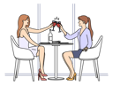پیش‌نمایش فایل friends-enjoying-wine-at-restaurant-8588418 از پک مفهوم محور