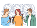 پیش‌نمایش فایل people-tasting-wine-at-wine-factory-8588435 از پک مفهوم محور