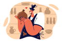 پیش‌نمایش فایل girl-holding-pottery-jar-8594474 از پک مفهوم محور