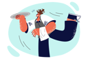 پیش‌نمایش فایل male-waiter-8594482 از پک مفهوم محور