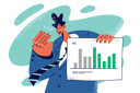 پیش‌نمایش فایل businessman-presenting-analysis-report-8627155 از پک متفرقه