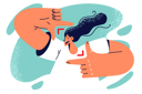 پیش‌نمایش فایل woman-showing-frame-gesture-8627136 از پک متفرقه