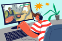 پیش‌نمایش فایل boy-playing-video-game-8626949 از پک مفهوم محور