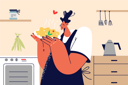 پیش‌نمایش فایل female-cook-making-food-8626972 از پک مفهوم محور
