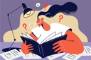 پیش‌نمایش فایل female-student-thinking-8626968 از پک مفهوم محور