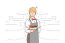 پیش‌نمایش فایل female-chef-holding-order-dish-8633455 از پک افراد