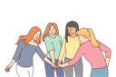 پیش‌نمایش فایل female-friends-8633454 از پک افراد