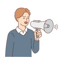 پیش‌نمایش فایل man-doing-announcement-in-megaphone-8633452 از پک افراد