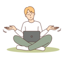 پیش‌نمایش فایل man-working-on-laptop-8633459 از پک افراد