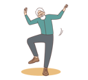 پیش‌نمایش فایل old-man-dancing-8633463 از پک افراد