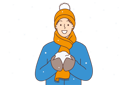 پیش‌نمایش فایل woman-holding-snowball-8633470 از پک افراد
