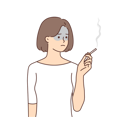 پیش‌نمایش فایل woman-smoking-8633448 از پک افراد