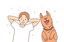 پیش‌نمایش فایل boy-and-dog-relaxing-8633371 از پک فعالیت افراد