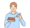پیش‌نمایش فایل boy-eating-cake-8633367 از پک فعالیت افراد