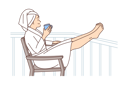 پیش‌نمایش فایل girl-drinking-coffee-8633347 از پک فعالیت افراد